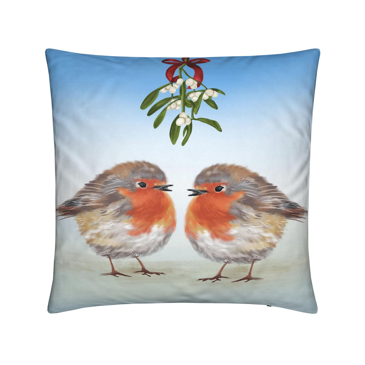 Robins under the Mistletoe